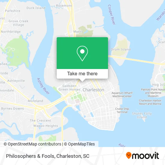 Philosophers & Fools map