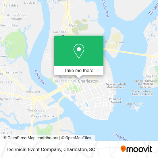 Technical Event Company map