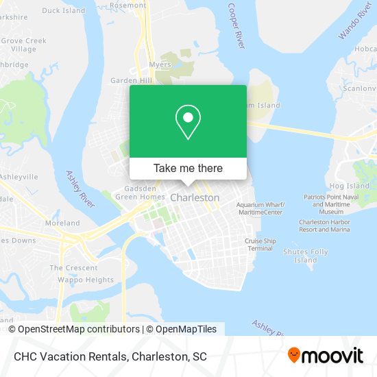 CHC Vacation Rentals map