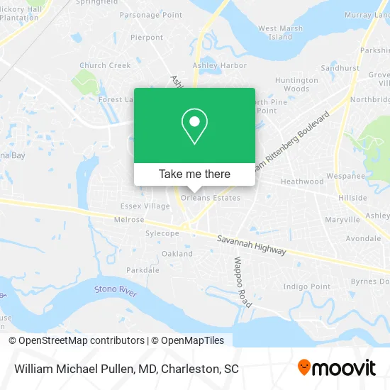 Mapa de William Michael Pullen, MD