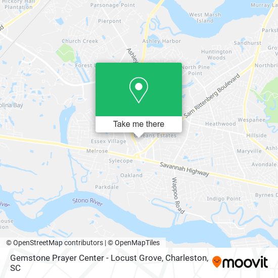 Gemstone Prayer Center - Locust Grove map