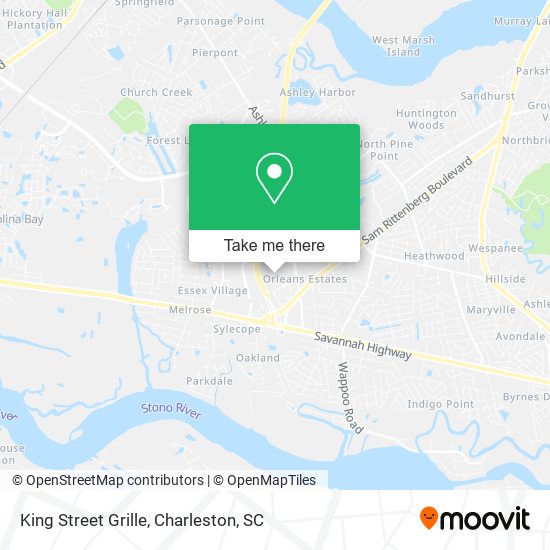 Mapa de King Street Grille