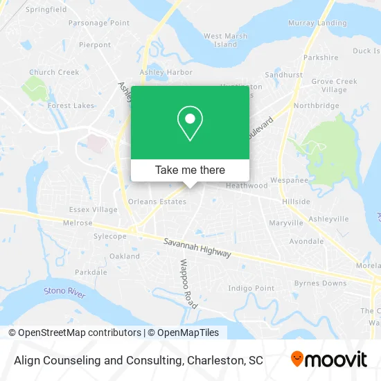 Align Counseling and Consulting map