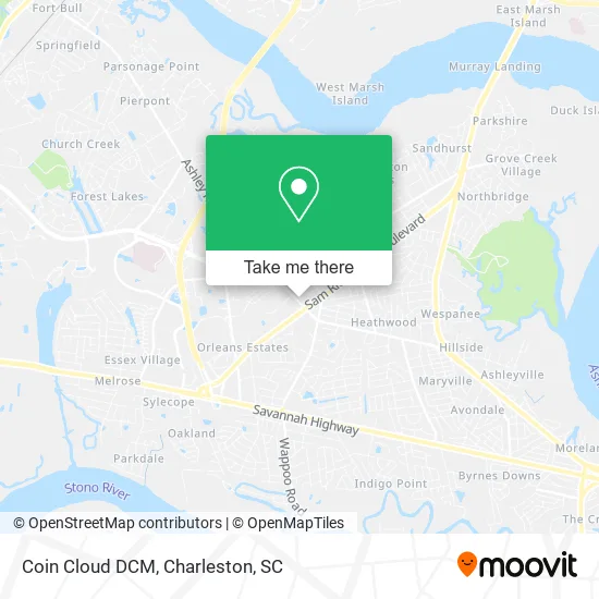 Coin Cloud DCM map