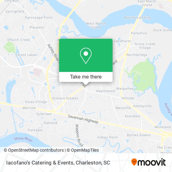 Iacofano's Catering & Events map