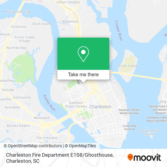 Mapa de Charleston Fire Department E108 / Ghosthouse