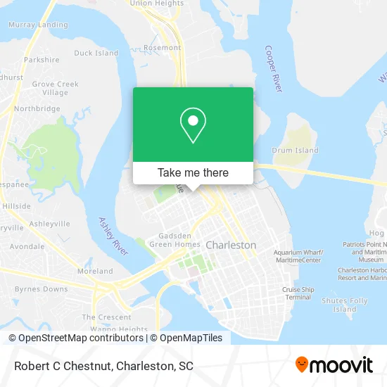 Robert C Chestnut map