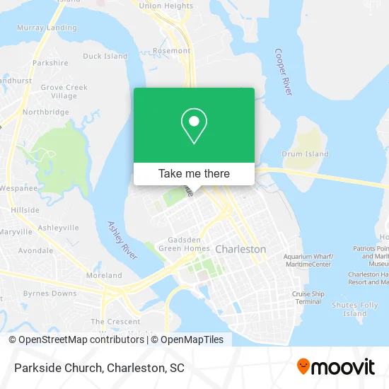 Parkside Church map