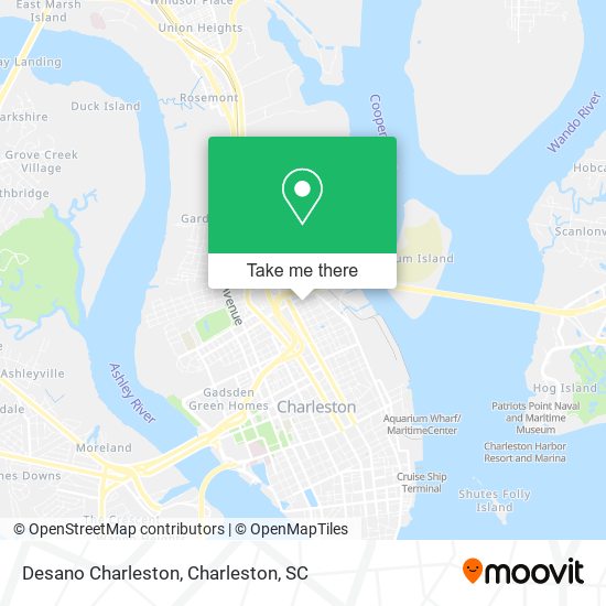 Mapa de Desano Charleston