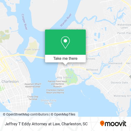 Mapa de Jeffrey T Eddy Attorney at Law