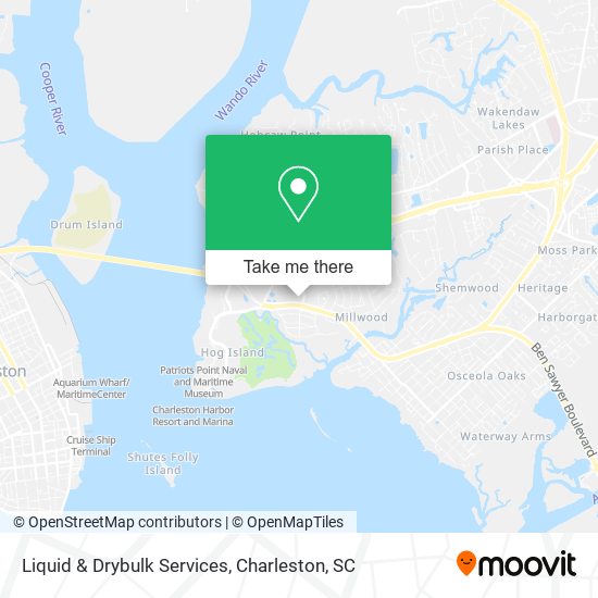 Mapa de Liquid & Drybulk Services