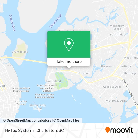 Hi-Tec Systems map