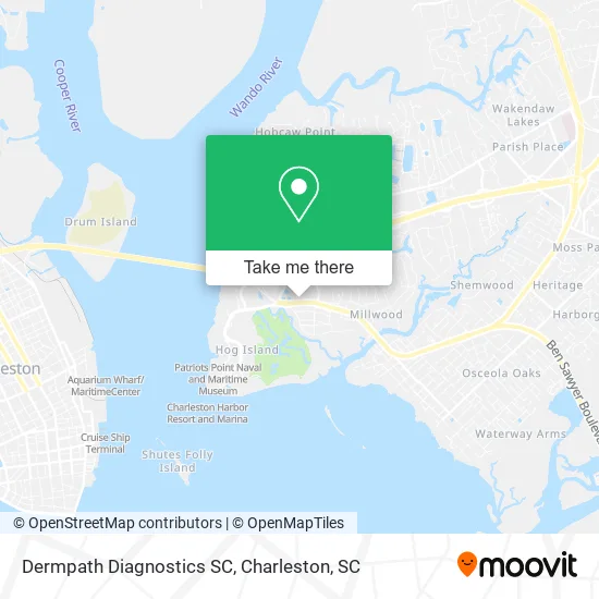 Dermpath Diagnostics SC map