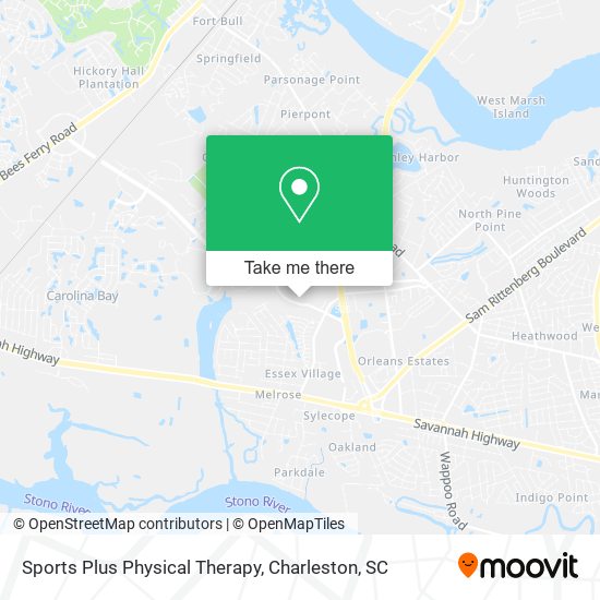 Sports Plus Physical Therapy map