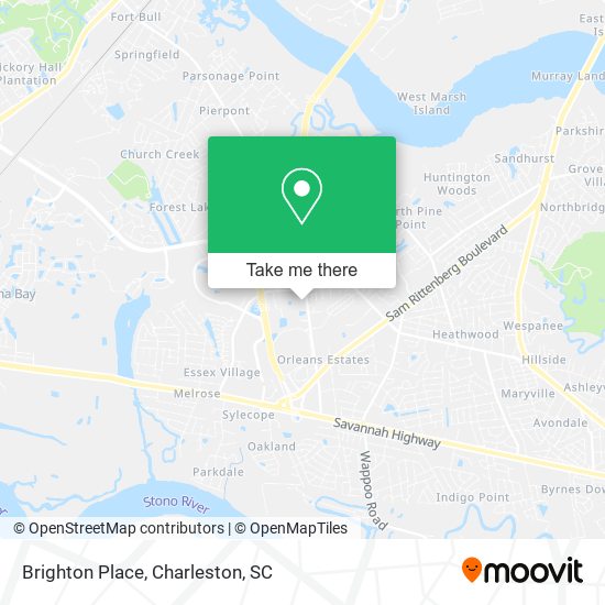 Mapa de Brighton Place