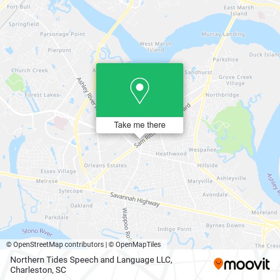 Mapa de Northern Tides Speech and Language LLC