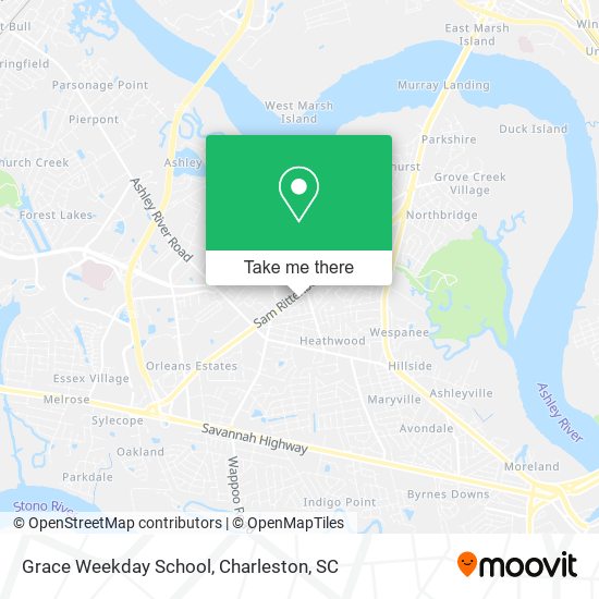 Grace Weekday School map