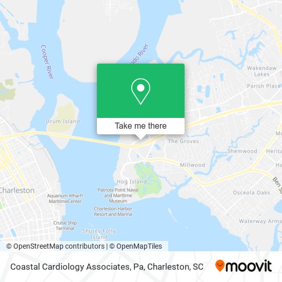 Mapa de Coastal Cardiology Associates, Pa