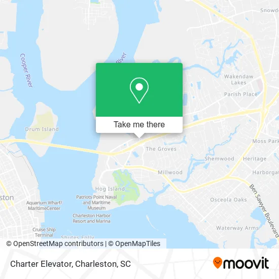 Charter Elevator map