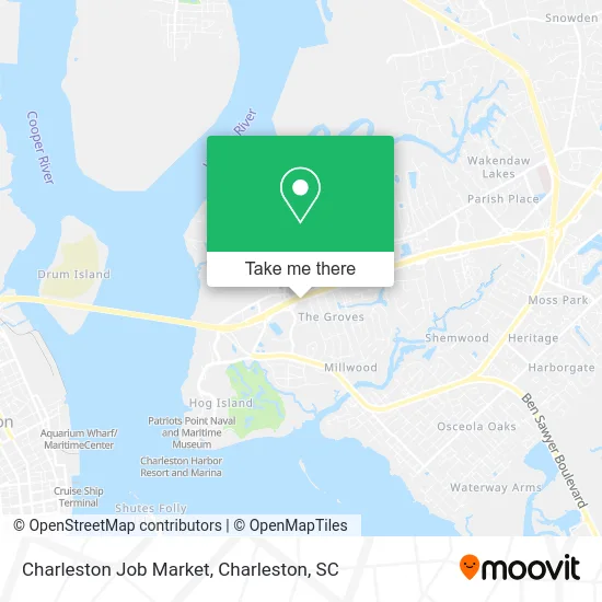 Charleston Job Market map