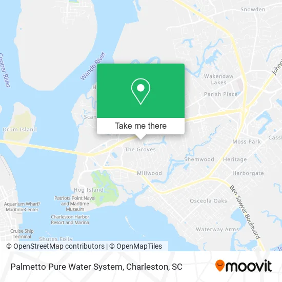 Palmetto Pure Water System map