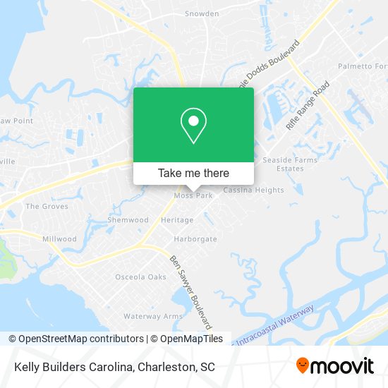 Mapa de Kelly Builders Carolina