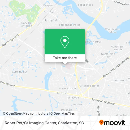 Roper Pet/Ct Imaging Center map