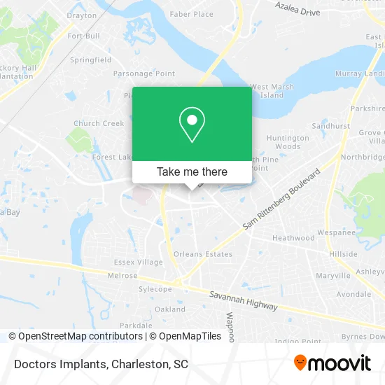 Doctors Implants map