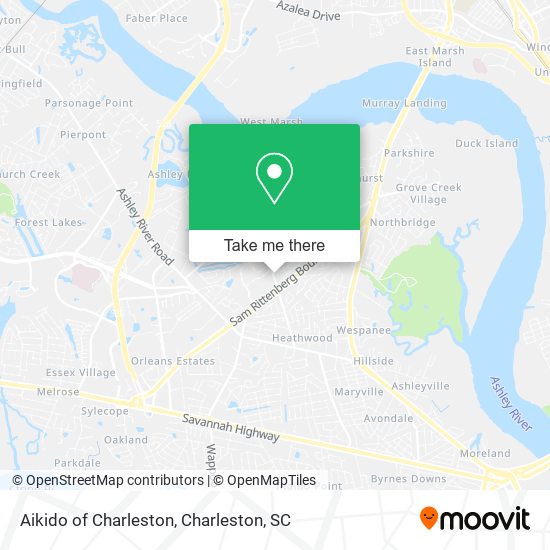 Mapa de Aikido of Charleston