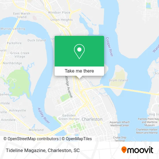 Tideline Magazine map