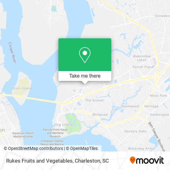 Mapa de Rukes Fruits and Vegetables