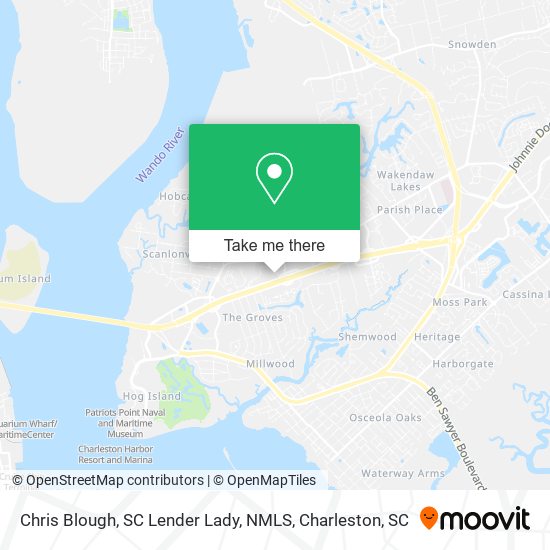 Mapa de Chris Blough, SC Lender Lady, NMLS