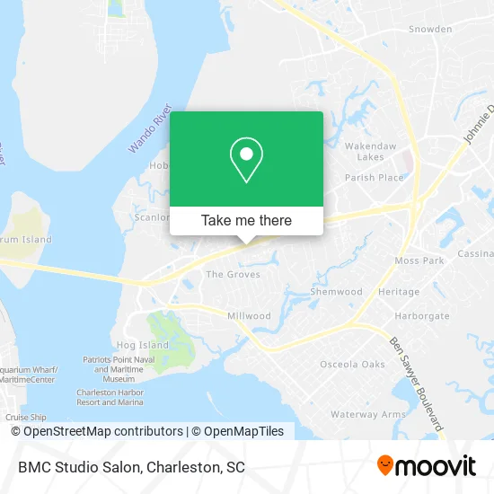 Mapa de BMC Studio Salon