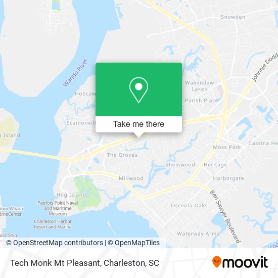 Mapa de Tech Monk Mt Pleasant