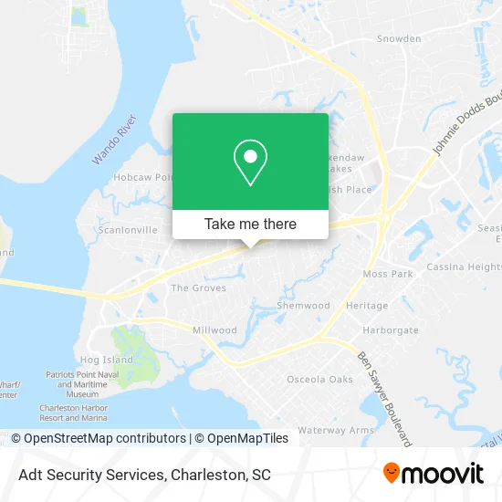 Adt Security Services map