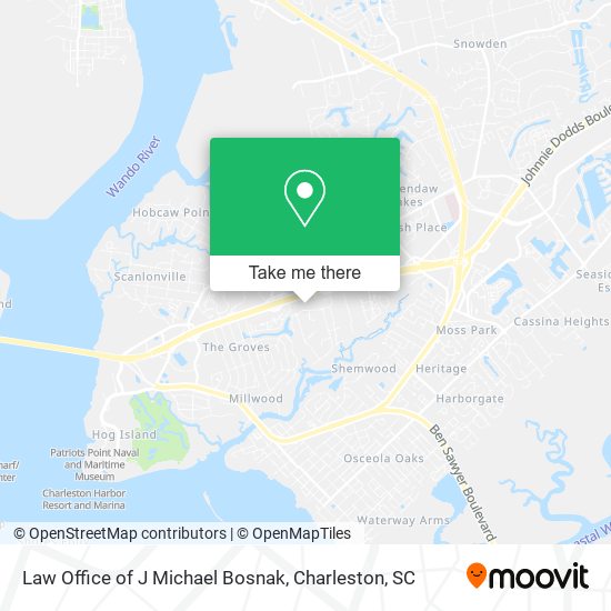 Law Office of J Michael Bosnak map