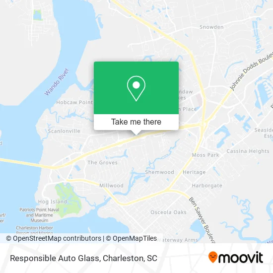 Responsible Auto Glass map