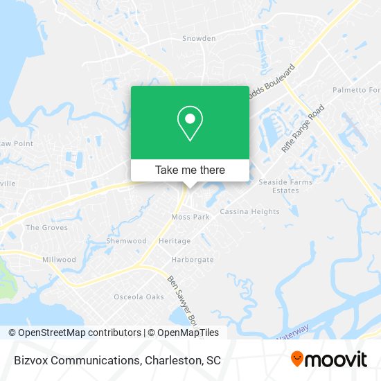 Mapa de Bizvox Communications