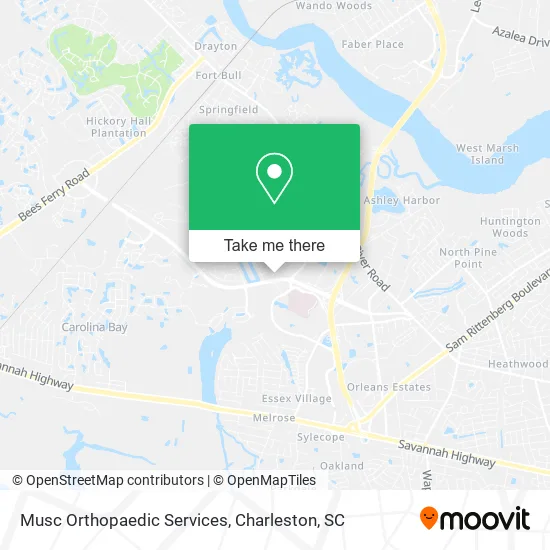 Musc Orthopaedic Services map