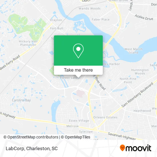 LabCorp map
