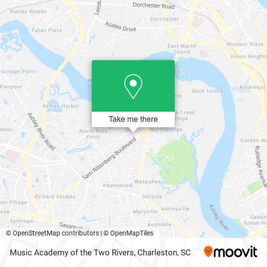 Music Academy of the Two Rivers map
