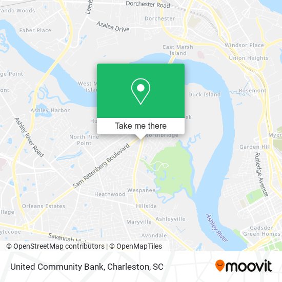 United Community Bank map