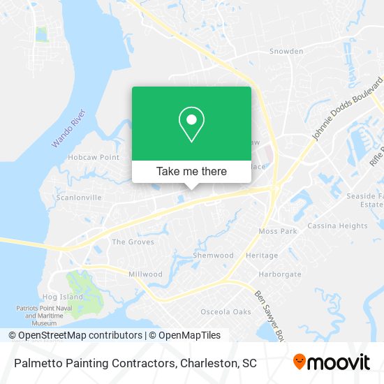 Palmetto Painting Contractors map
