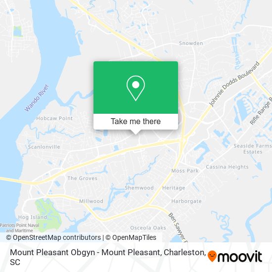 Mapa de Mount Pleasant Obgyn - Mount Pleasant