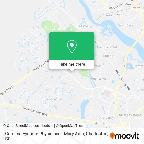 Carolina Eyecare Physicians - Mary Ader map