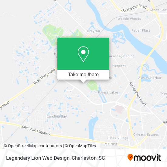 Legendary Lion Web Design map