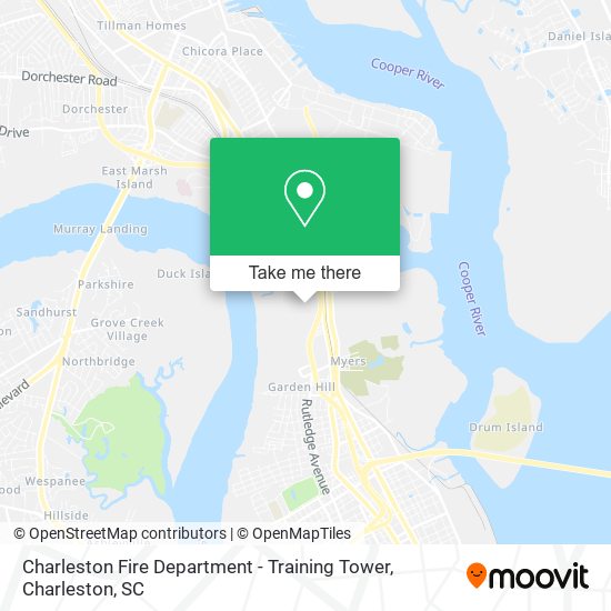 Mapa de Charleston Fire Department - Training Tower