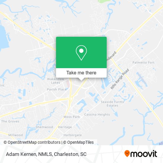 Adam Kernen, NMLS map