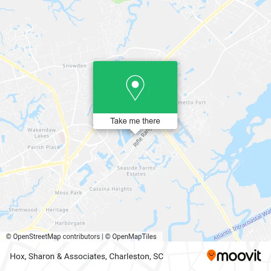 Hox, Sharon & Associates map