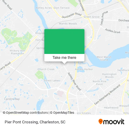 Mapa de Pier Pont Crossing